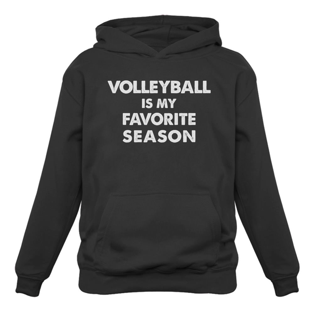 Volleyball Is My Favorite Season Sweatshirt for Volleyball Lovers - Black 1