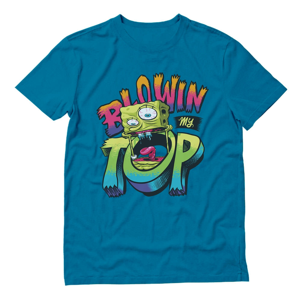 Nickelodeon Spongebob Squarepants Shirt Blowin My Top Funny T-Shirt 