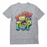 Thumbnail Nickelodeon Spongebob Squarepants Shirt Blowin My Top Funny T-Shirt Gray 1
