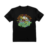 Thumbnail Nickelodeon Spongebob Squarepants Shirt Flop Like a Fish Funny Youth Kids T-Shirt Black 3