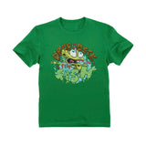 Thumbnail Nickelodeon Spongebob Squarepants Shirt Flop Like a Fish Funny Youth Kids T-Shirt Green 4