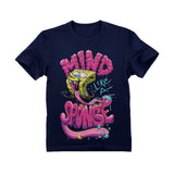 Thumbnail Nickelodeon Spongebob Squarepants Shirt Mind Like a Sponge Funny Youth Kids T-Shirt Navy 5