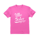 Thumbnail Little Sister Est. 2021 Cute Girl T-shirt Pink 1