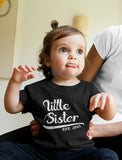 Thumbnail Little Sister Est. 2021 Cute Girl T-shirt Lavender 9
