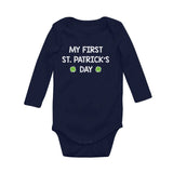 My First St. Patrick's Day Baby Long Sleeve Bodysuit 