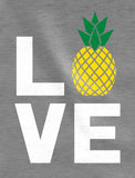 Thumbnail Love Pineapples Women Hoodie Gray 4