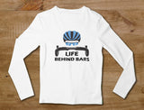Thumbnail Life Behind Bars Best Gift for Bicycle Riders Funny Bike Long Sleeve T-Shirt Gray 2