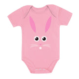 Thumbnail Little Easter Bunny Face Baby Bodysuit Pink 3