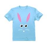 Thumbnail Children's Easter Bunny Face Youth Kids T-Shirt California Blue 1