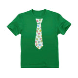 Easter Egg Tie Youth Kids T-Shirt 