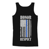 Thumbnail Honor & Respect American Flag Men's Tank Top Black 1