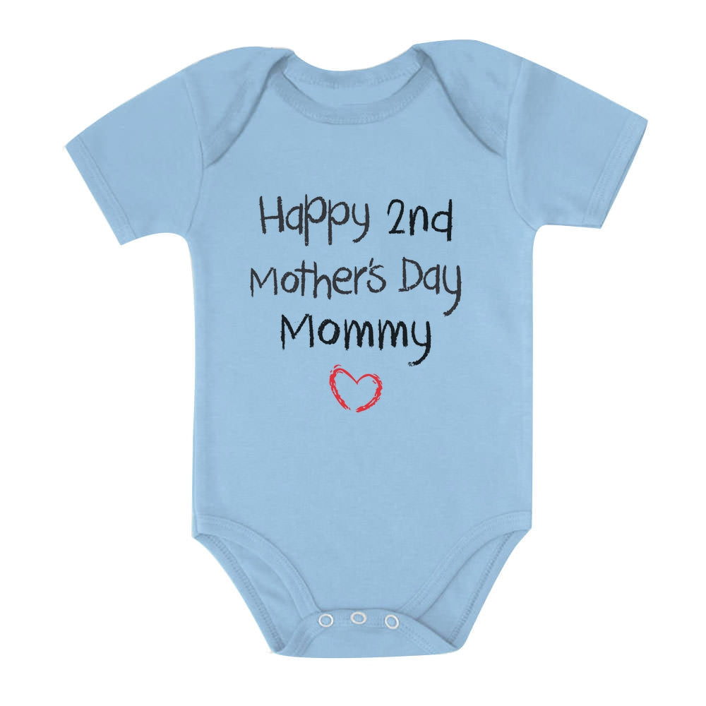 Happy Second Mothers day Baby Bodysuit 