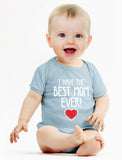 Thumbnail I Have The BEST MOM EVER! Baby Bodysuit Navy 9