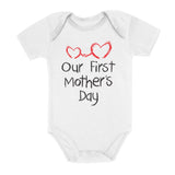 Thumbnail Our First Mother's Day Baby Bodysuit White 2