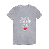 Thumbnail I Have The BEST DAD EVER! Girls' Fitted T-Shirt Gray 5