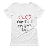 Thumbnail Our First Mother's Day Women T-Shirt White 2