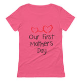 Thumbnail Our First Mother's Day Women T-Shirt Pink 3