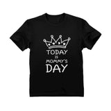 Thumbnail Today Is Mommy's Day Youth Kids T-Shirt Black 1