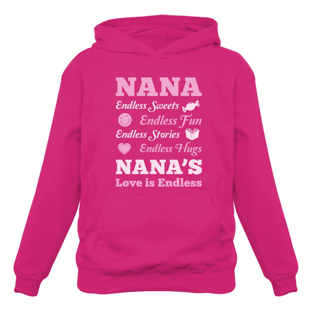 NANA'S Love Is Endless Women Hoodie - Pink 1
