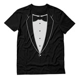 Thumbnail Black Bow Tie Suit T-Shirt Black 1