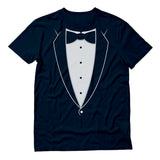 Thumbnail Black Bow Tie Suit T-Shirt Navy 6