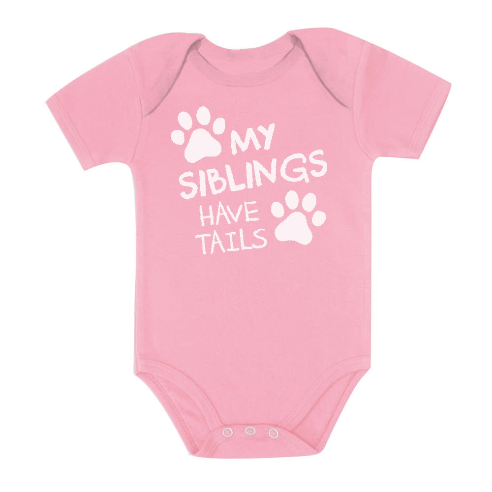 My Siblings Have Tails Baby Bodysuit 