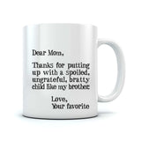 Thumbnail Mother's Day Gifts ideas For Mom - Funny Coffee Mug Cool Novelty Tea Mug White 1