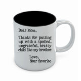 Thumbnail Mother's Day Gifts ideas For Mom - Funny Coffee Mug Cool Novelty Tea Mug Black 2
