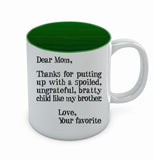 Thumbnail Mother's Day Gifts ideas For Mom - Funny Coffee Mug Cool Novelty Tea Mug Green 7