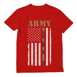 Thumbnail U.SA Army Flag T-Shirt Red 3