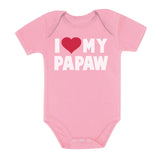 Thumbnail I Love My Papaw Baby Bodysuit Pink 2