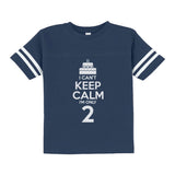 I Can't Keep Calm I'm Two Toddler Jersey T-Shirt 