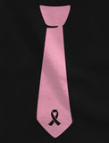 Thumbnail Pink Ribbon Tie Youth Kids T-Shirt Navy 7