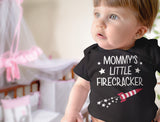 Mommy's little Firecracker Baby Bodysuit 