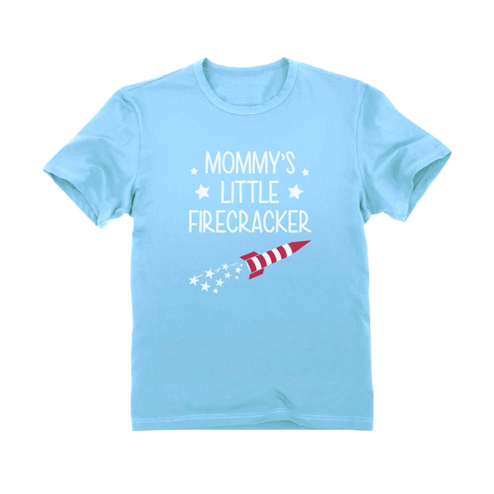 Mommy's little Firecracker Toddler Kids T-Shirt 