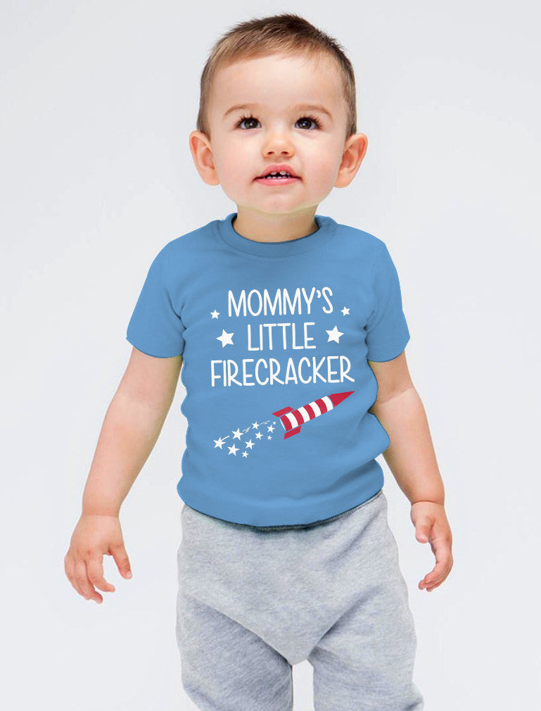 Mommy's little Firecracker Toddler Kids T-Shirt - Lavender 9