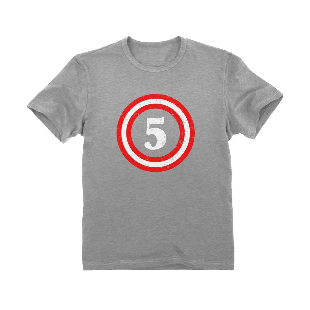 Captain 5th Birthday Toddler Kids T-Shirt 