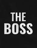 The Boss & The Real Boss Funny Matching Valentine's Day Couple T-Shirts Gift 