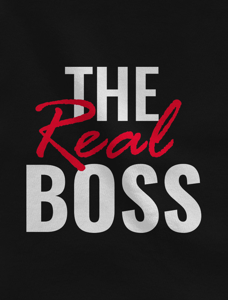 The Boss & The Real Boss Funny Couple Matching Hoodies