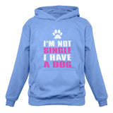 Thumbnail I'm Not Single I Have a Dog Lovers Valentine's Day Gift Women Hoodie Blue 2