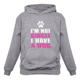 Thumbnail I'm Not Single I Have a Dog Lovers Valentine's Day Gift Women Hoodie Gray 4