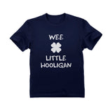 Thumbnail Irish Wee Little Hooligan Funny St. Patrick's Day Toddler Kids T-Shirt Navy 4