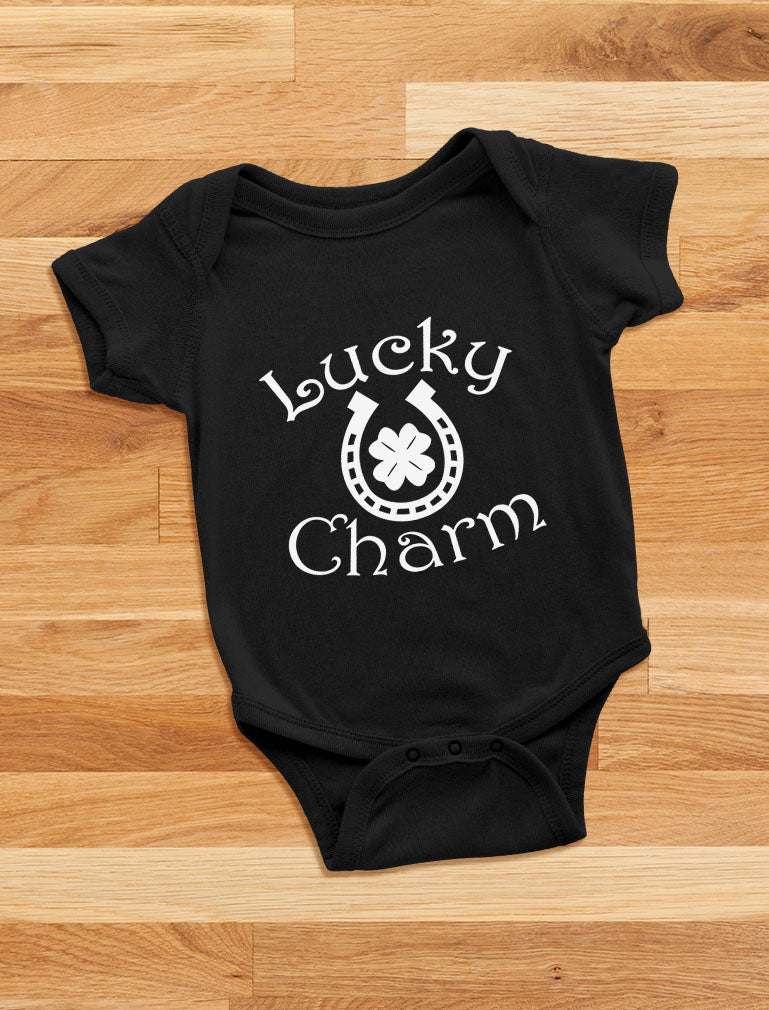 Lucky Charm Cute St Patrick's Day Baby Bodysuit 