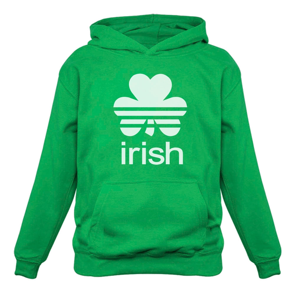 St. Patrick's Day Lucky Charm Irish Clover Shamrock Women Hoodie - Green 1