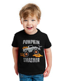 Thumbnail Pumpkin Smasher Halloween Toddler Kids T-Shirt Black 3