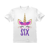 Gift for 6 Year Old Girl Unicorn Youth Kids T-Shirt 