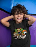 Paw Patrol Marshall Chase Rubble Pup Tricks Halloween Toddler Kids T-Shirt 