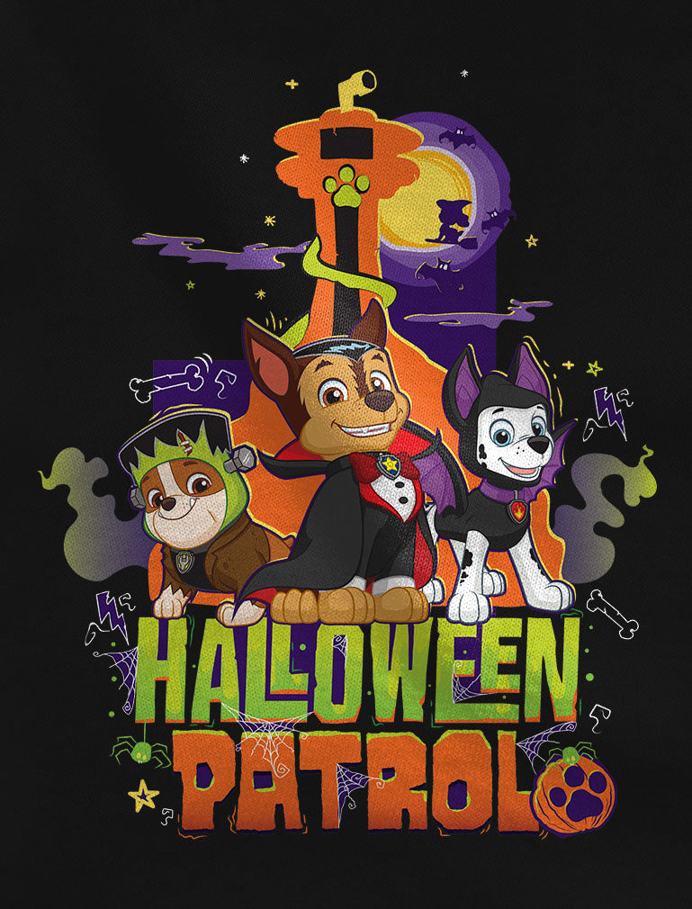 Halloween Paw Patrol Rubble Chase Marshall Pups Official Toddler Kids T-Shirt 