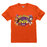 Thumbnail Official Paw Patrol Chase Marshall Pups Halloween Toddler Kids T-Shirt Orange 3