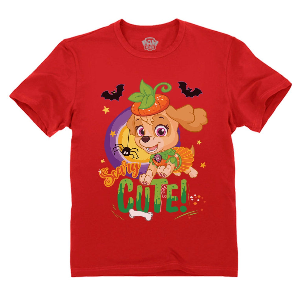Paw Patrol Skye Halloween Scary Cute Toddler Kids T-Shirt 